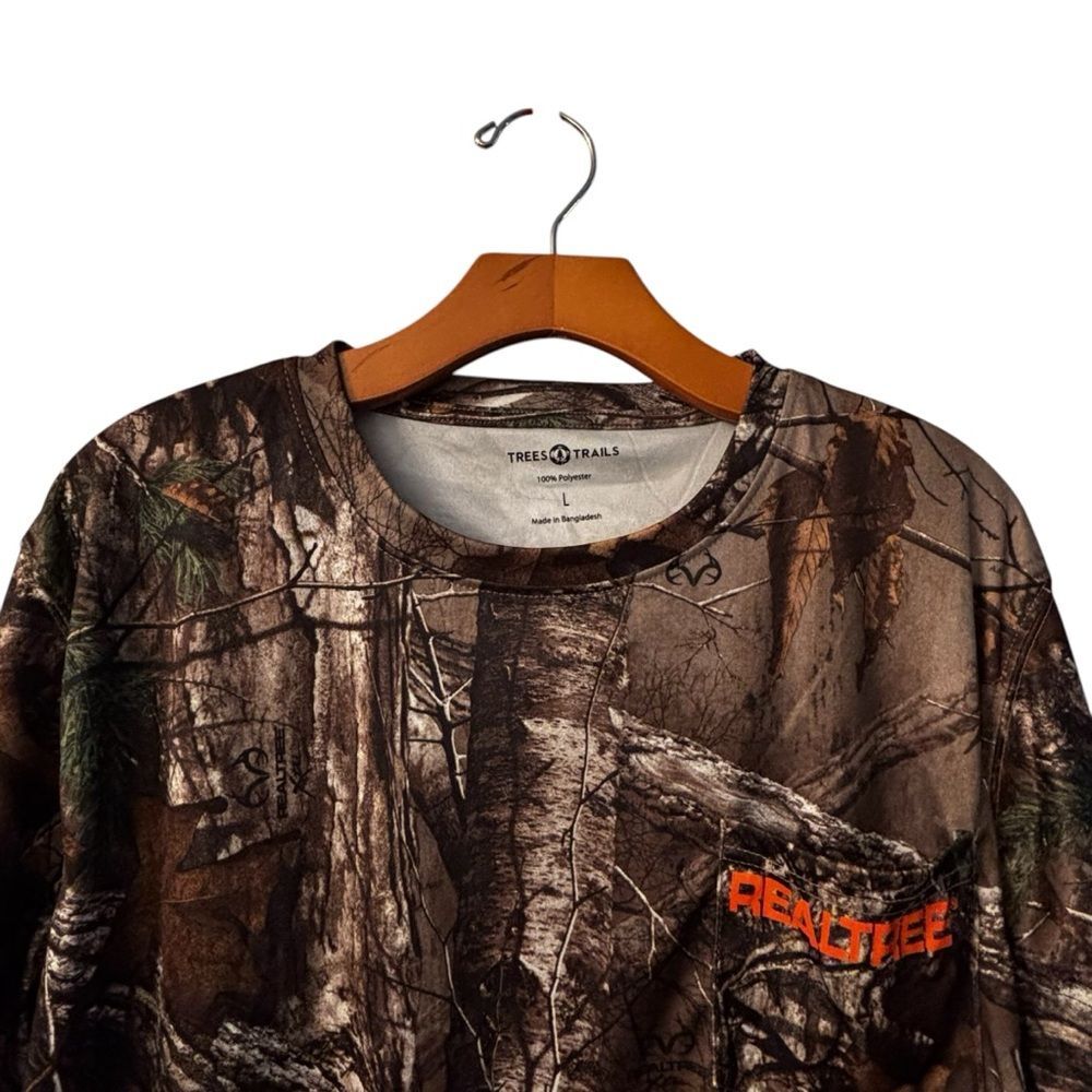 Realtree Brown and Green Short Sleeve Tee 8 0481